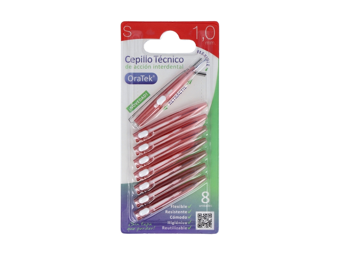 ORACATEK RETRAPTable Cepillo interdental 1 mm 8 unidades