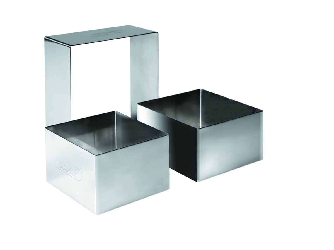 Aro Cuadrado Inox 6X6X4 50 Cms. IBILI Ref. Ib716906