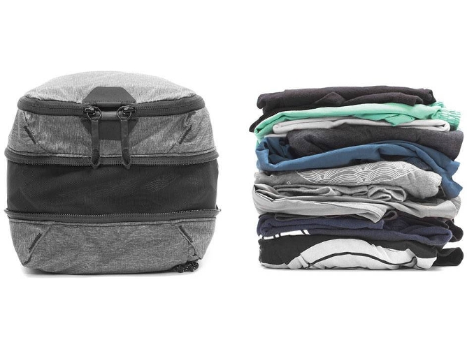 Gris, Pequeño, Nylon, Cremallera, 4,5 L, 9 L Bolsa de viaje PEAK Design BPC-S-CH-1 bolsa de equipaje Gris Nylon 4,5 L 