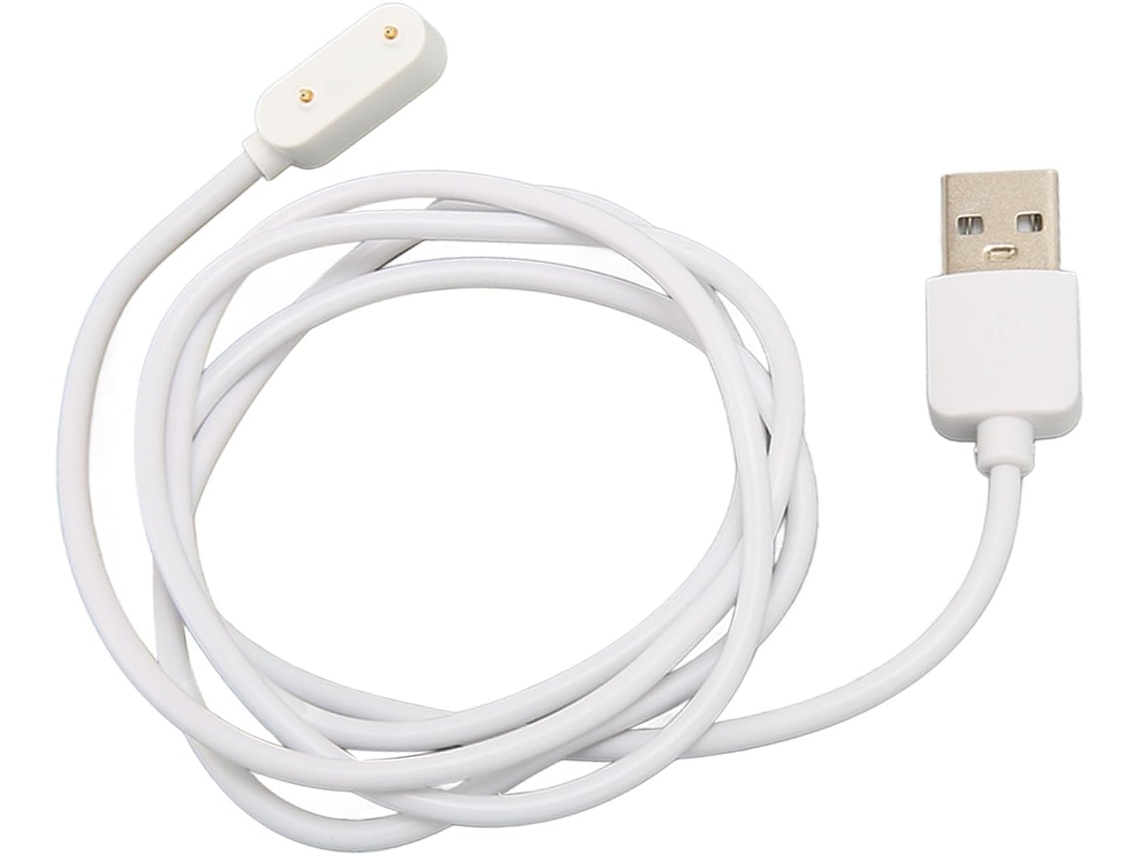 Cable USB magnético para cargar relojes inteligentes, rápido, estable, ligero y duradero para Band 8, 7, 6 Pro, 6 Jortmrd (blanco)