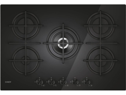 Placa de Gas CANDY CVG74WTB Radiante (Gas Natural - 75 cm - Negro)