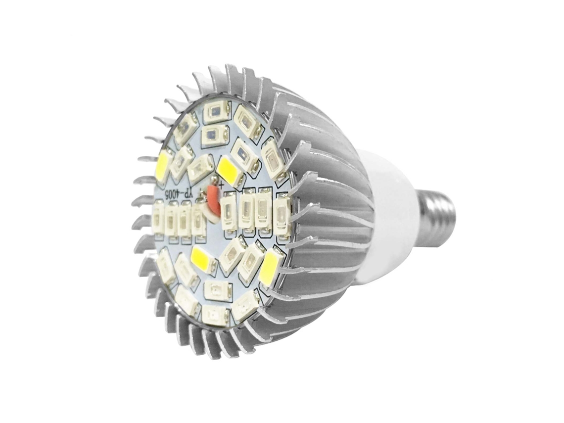 Lámpara Led De Cultivo De Espectro Completo De 28 W, Casquillo E14/gu10, Para Plantas Y Flores, 85 V-265 V.