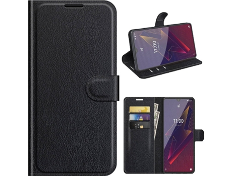 Carcasa Wiko Power U20 Livro Negro
