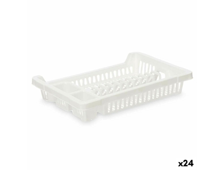 Escurridor para Fregadero Blanco Plástico 42,5x7x29,5 cm (24 Unidades)
