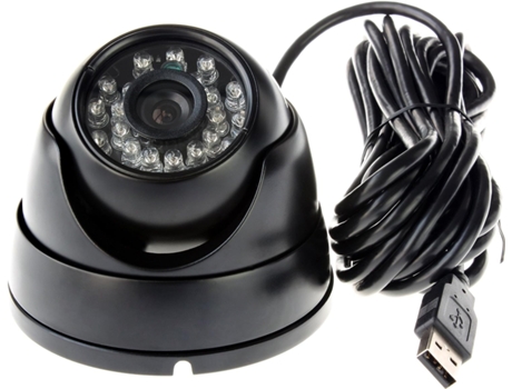 Cámara COZEVDNT Domo de 1,3 píxeles con LED infrarrojo y Night Gap HD