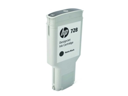 Cartucho de Tinta Original HP 728 F9J68A Negro Mate  para DesignJet T730, T830