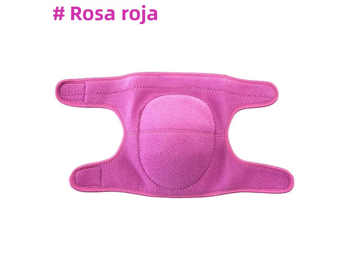 Rodillera de compresión ajustable para hombre y mujer, rodillera deportiva para baloncesto. Mdug (rosa, talla 1L)