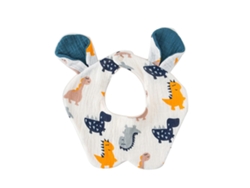 Babero de algodón para niños y niñas, hermoso babero, transpirable, para alimentar a los más pequeños, con 6 capas, pañuelo y bufanda.