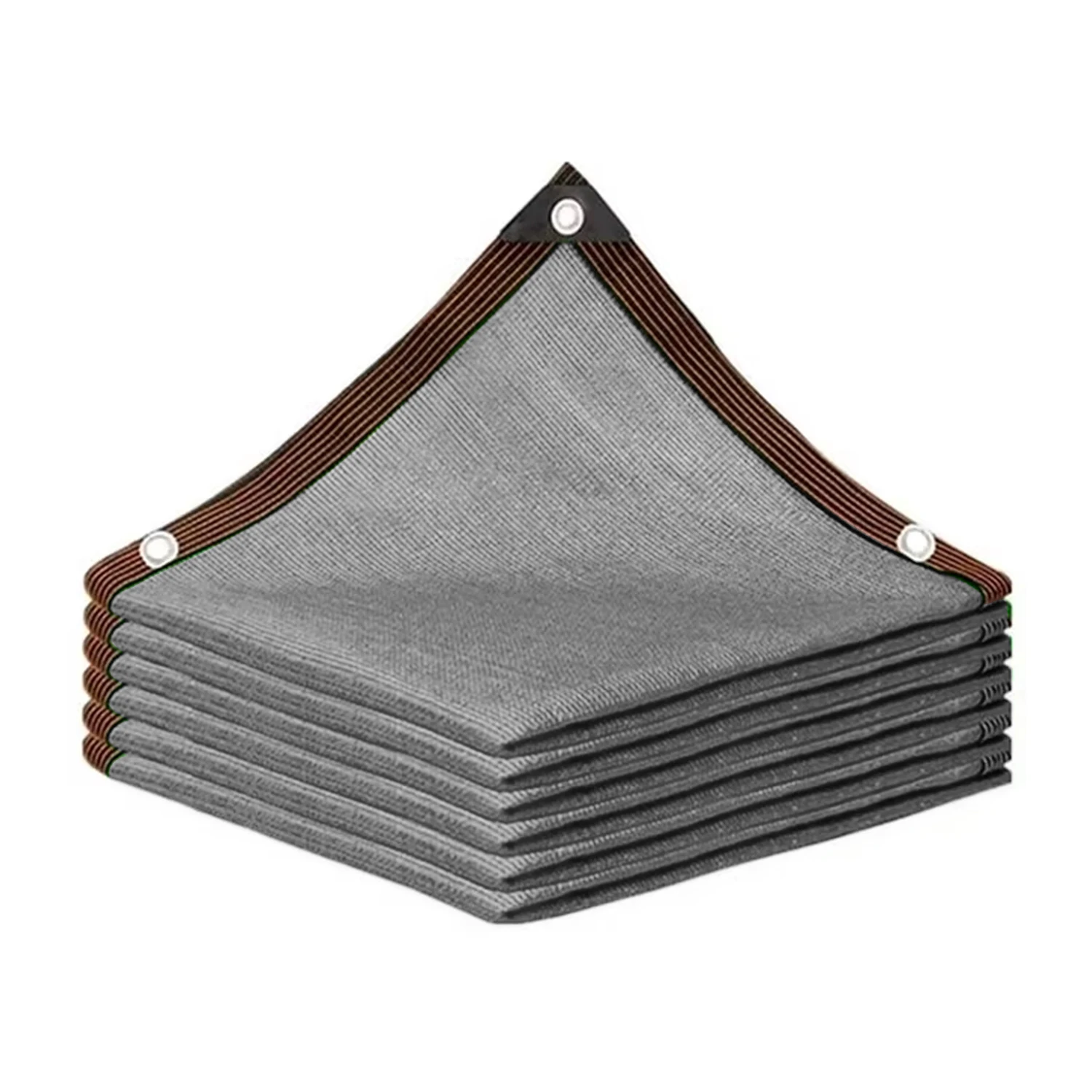 Malla De Sombreo (gris, 2x4 M), Con Protección Uv Del 90%, Perforada, Apta Para Pérgolas, Invernaderos, Jardines Y Patios.