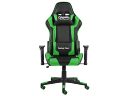Silla giratoria para videojuegos Lovely Home de PVC verde Wsd9932