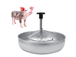 Comedero De Acero Inoxidable Para Lechones Con Barra De Fijación Antideslizante