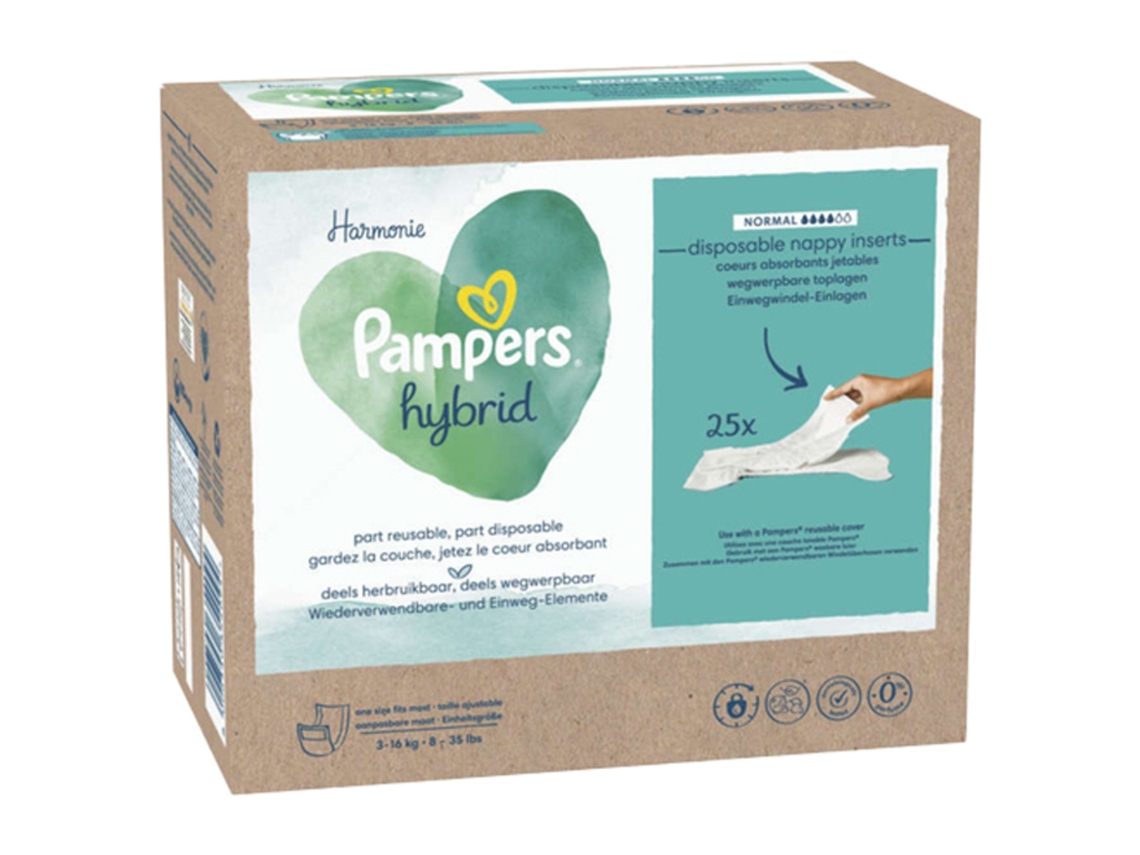 Protectores Absorbentes Desechables Hybrid 25 de PAMPERS
