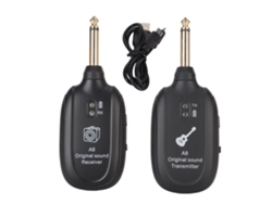 Sistema Inalámbrico Para Guitarra Con Transmisor Y Receptor Uhf De 730 Mhz, 4 Canales, Recargable.