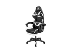 Silla gaming Krugerampmatz Gx 150 negra y blanca Kruger Matz