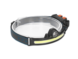 Linterna frontal COB recargable Yunzii W678 negra con sensor para uso en exteriores