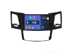Coche Radio Android Auto Autoradio 8GB RAM 128G ROM CarPlay Navegación GPS Pantalla Táctil RoverOne para Toyota Fortuner 1 AN50 AN60 Hilux Revo Vigo 2005 - 2014 