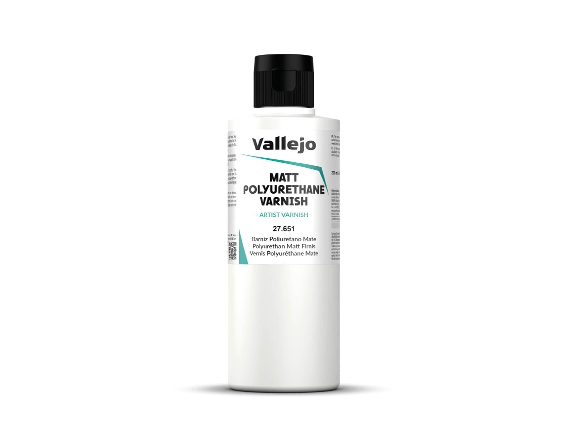 Barniz de poliuretano mate Vallejo - 200 ml Transparente 200 ml