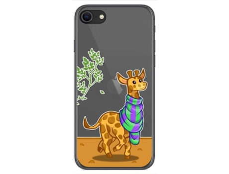 Carcasa iPhone SE 2020 TUMUNDOSMARTPHONE Dibujos Transparente Multicolor