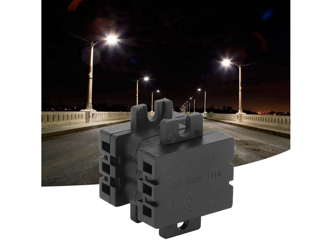 2026dz Conector de cable eléctrico macho-hembra para postes de iluminación con interruptor automático Accesorio eléctrico M29