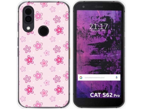 Carcasa CAT S62 Pro TUMUNDOSMARTPHONE Flores Multicolor