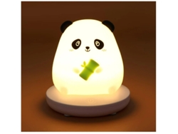 Luz Nocturna Tl16 Yizhood Panda Silicona Soft Touch Blanco