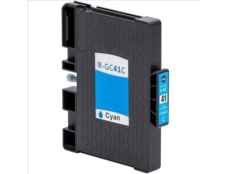 Cartucho para ricoh gc41 Cian Tinta de Pigmento 405766 / 405762