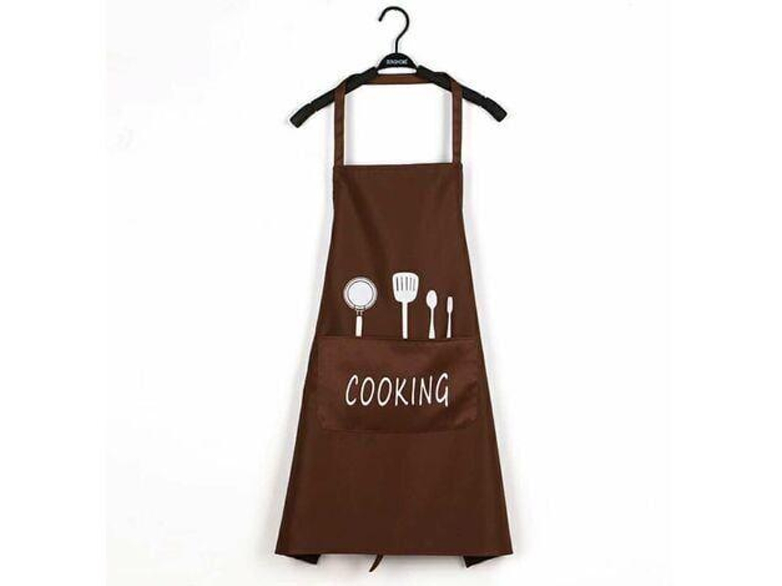 Delantal De Cocina Impermeable Con Bolsillos Para Mujeres, Hombres, Adultos, Para Casa, Jardinería, Comidas, Barbacoa, Restaurante (café)