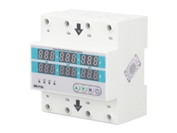 Protector De Voltaje Trifásico Ajustable De 220 V Con Reinicio Automático Por Sobrecarga Y Subtensión.