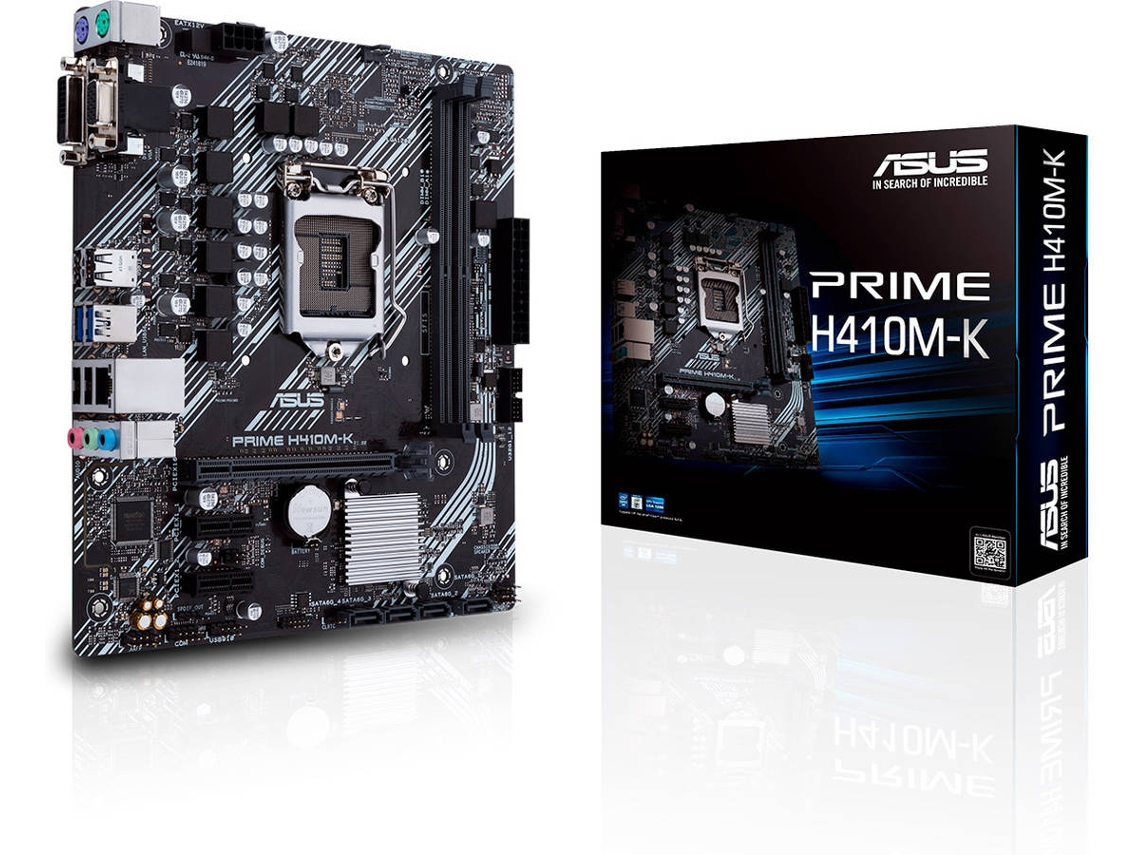 Motherboard ASUS PRIME H410M-K (Socket LGA1200 - Intel H410 - Micro-ATX)