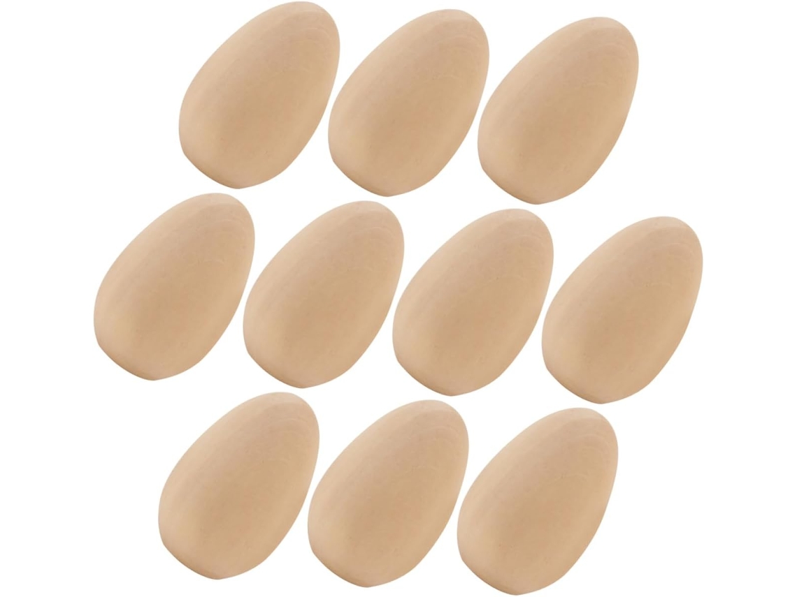 10 Huevos Sin Pintar Para Niños Y Niñas, Ideales Para Decorar En Pascua.