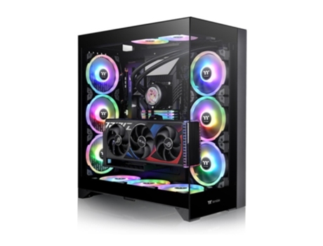Caja THERMALTAKE Cte E600 Mx Black Atx 2Xusb 3.0 Sin Fuente Blanco