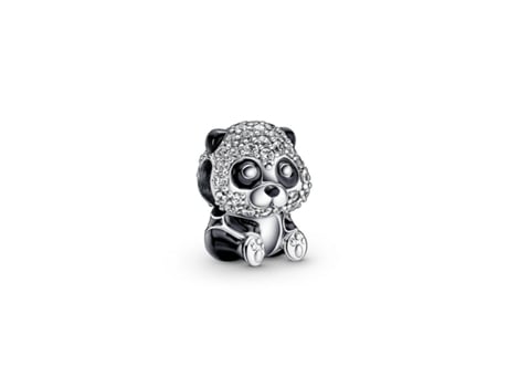 PANDORA Charm PANDORA Moments joyería brillante panda negro