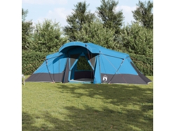 Tienda de campaña familiar con ventanas, cúpula azul, para 4 personas, impermeable, Wsd462087 Lovely Home