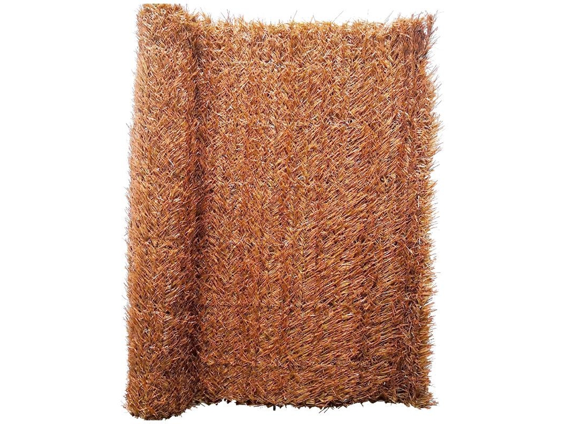BONERVA Seto Artificial 36 Varillas Marrón Rollo 2 x 3 m