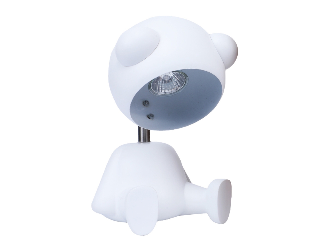 Lámpara de aromaterapia de panda blanco puro para interiores, linda vela derretida con dibujos animados de mesa