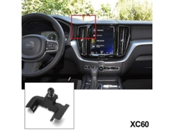 Soporte Específico Para Teléfono Móvil Para Volvo Xc40 Xc60 S90 V90 S60 V60 2018-2019, Material Plástico, Color Negro.