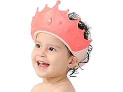 Gorro De Baño Para Bebé 2025, Ajustable, De Silicona, Protege Ojos Y Oídos, Multifuncional, Con Bonita Corona.