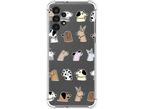 Carcasa para Samsung Galaxy A13 4G TUMUNDOSMARTPHONE Dibujos Antigolpes Perros Multicolor