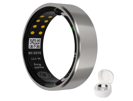 Anillo inteligente BISBISOUS Sr-03-Pro Health Tracker 11# Plata