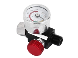 Regulador De Presión De Aire G1/4 140psi Para Ajuste De Válvula De Pintura En Aerosol Con Aerógrafo