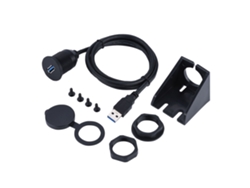 Cable De Extensión Usb 3.0 Para Montaje En Salpicadero, Montaje Empotrado, Para Coche, Barco, Motocicleta (1 M)