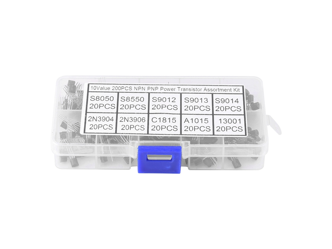 2026-kit De Transistores Npn Pnp To-92 S8050-13001, 200 Piezas, 10 Valores, Silicio, 3 Pines, Para Diy