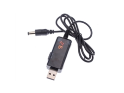 Cable convertidor elevador USB de 5 V a 9 V/12 V con pantalla de voltaje para enrutador y ventilador LED