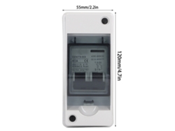 2026horizon-interruptor De Desconexión Solar Pv 2p 40a Ip65 Miniatura Dc 12-400v Ac 90-400v