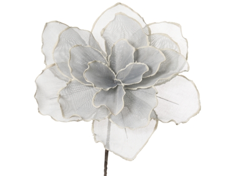 Flores Gasa Plata