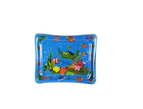 Tapete de Juego de Agua Para Niños Bebés, Tapete Inflable Para Jugar Boca Abajo B
