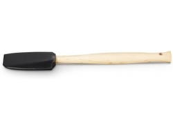 Espátula LE CREUSET (Negro - Madera, Silicona - 28.5 cm)
