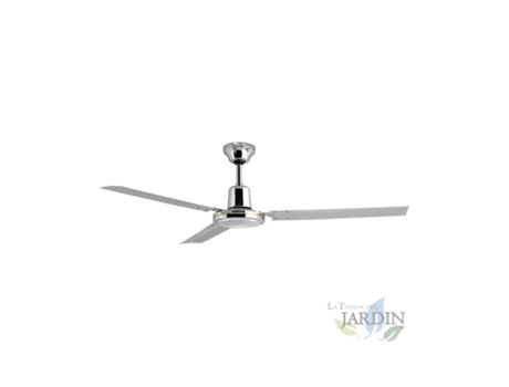 Ventilador de Techo ORBEGOZO con Interruptor de Pared 60W 120cm de Diámetro Gris
