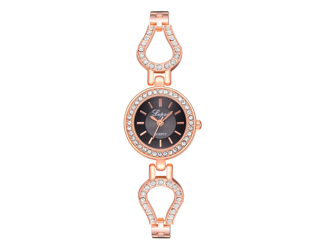 Reloj De Pulsera Analógico De Cuarzo Para Mujer Lvpai Con Bisel Redondo P790