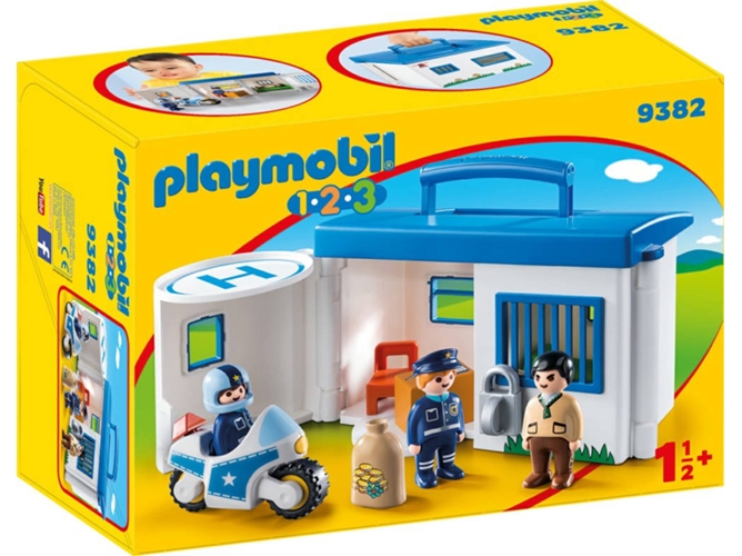 PLAYMOBIL 1.2.3 Estación de Policía (Edad Mínima: 18 meses)